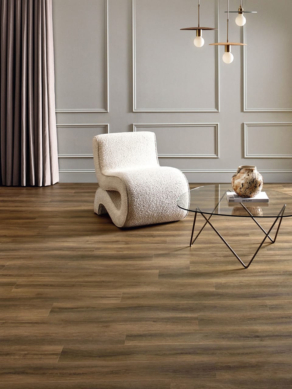 Furrowed Oak | 0.7mm Commercial Wood LVT Flooring from Amtico